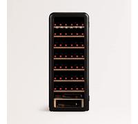 CREATE/WINECOOLER RETRO XXL/Cave à vin électrique 76 bouteilles, Noir/Design rétro, 208L, bouteilles 75cl, matériaux robustes