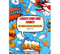 Create your own comics/ 30 Themes to create your own stories/ ages 8-12/Learn English with comics/ DIY comic book/aprender ingles con comics