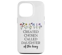 Created Chosen Called Daughter of King Bible Verse Christian Coque pour iPhone 13 Pro