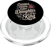 Created Chosen Called Daughter of King Christian Jesus God PopSockets PopGrip pour MagSafe