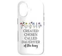 Created Chosen Called Daughter of King Jesus God Christian Coque pour iPhone 17