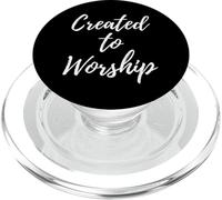 Created to Worship Christian Praise and Worship Music PopSockets PopGrip pour MagSafe