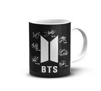 Createe Tasse en céramique dédiée au groupe de musique coréen BTS Bangtan Boys, 330 ml mug dédié aux fans du boys band