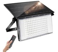 CREATESTAR Projecteur Solaire Exterieur avec Détecteur de Mouvement,150W Lampe Solaire Exterieur 8000mAh, IP65 Étanche solaire Projecteur LED de Sécurité pour Jardin Garage Cours Chemin