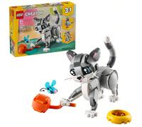 Créateur 3 en 1 Animaux de la forêt : Jouet renard rouge, se transforme en jouet figurine hibou ou en jouet écureuil, set de figurines de la forêt, idée cadeau de jeu et d'affichage pour les garçons e