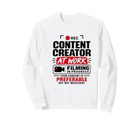Créateur de Contenu au Travail Sweatshirt