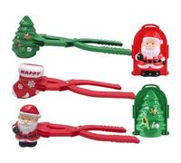 Créateur de formes de neige |. Jouet de neige à thème de Noël avec poignée longue | Notre fabricant de boules de neige vous aidera à ajouter une touche spéciale à votre bataille