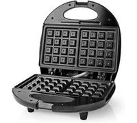 Créateur de gaufres Nedis KAWP200BK Argent / Noir G