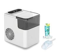Créateur de glace portatif, production quotidienne de 12 kg, 9 cubes en 6 min, char de 1,4 L, autonettoyage, comprenant des raquettes et des paniers, un appareil de comptoir compact pour l'utilisation