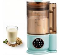 Créateur de lait à écrou 1500 ml, machine à lait à usine automatique avec minuterie 24H, machine à lait de soja autonettoyante, découpeuse en acier inoxydable de 12 brunes pour la cuisine domestique,