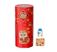 Créateur De Mousse pour La Fête du Printemps - Gadget Lanceur De Bulles Lumineux Électrique, Divertissement De Fête pour | Outil Amusant De Producteur De Bulles À Effet Scintillant, Applicatio