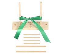 Créateur de ruban et d'arcs - Créateur de base poreuse, ruban en bois d'arc de bois dur à largeur réglable pour flocons de Noël, nœuds de cheveux, corsages, divers métiers