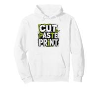 Créateur De Zine Éditeur Couper Coller Imprimer Culture DIY Sweat à Capuche