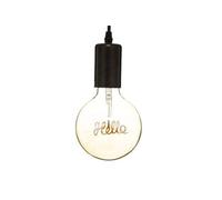 Ampoule électrique Atmosphera Créateur d'intérieur - Ampoule E27 Led Suspension Hello 17cm Ambre