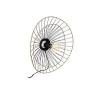 Atmosphera Applique murale Alara métal noir D45 cm