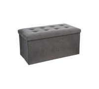Créateur d'intérieur - Banquette Pliable Velours "Lysandre" 76cm Gris
