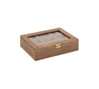Atmosphera – Boîte à bijoux en bois « Floral » 20 cm Marron