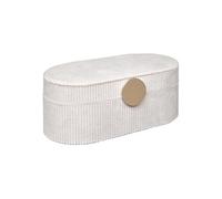 Atmosphera – Boîte à bijoux Enya – Velours – Beige 25 cm