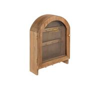 Atmosphera – Boîte à clés Roxie en bois 28x22 cm Marron