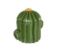 Boîte déco ""Yuca"" céramique vert 16xH15,5x11cm - Atmosphera Créateur d'intérieur