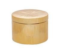 Atmosphera – Boîte céramique « Automne » – Doré – H9 cm