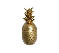 Créateur d'intérieur - Boîte Décorative en Résine Ananas 24cm Or