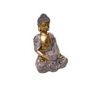 Créateur d'intérieur - Bouddha & Photophore "Vintage" 37cm Marron