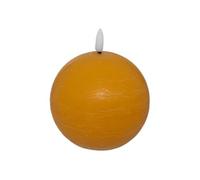 Atmosphera Bougie boule à LED Molia 10 cm Jaune