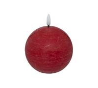 Créateur d'intérieur - Bougie Boule à LED Molia 10cm Rouge