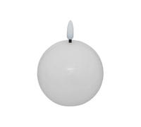 Créateur d'intérieur - Bougie Boule à LED "Molia" 8cm Blanc