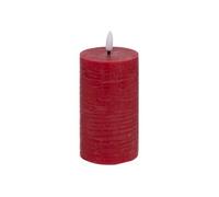 Atmosphera – Bougie déco LED Molia – ronde 7x15 cm – rouge