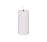 Atmosphera – Bougie déco LED Molia – ronde 7x18 cm – Blanc