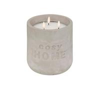 Créateur d'intérieur - Bougie Déco LED "So Cosy" 18cm Gris