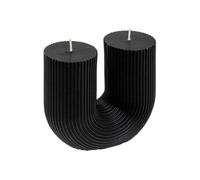 Atmosphera Créateur d'intérieur - Bougie Design "Demi" 400g Noir Noir G