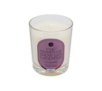 Atmosphera Créateur d'intérieur - Bougie Parfumée en Verre "Nibi" 180g Lin & Lavande G