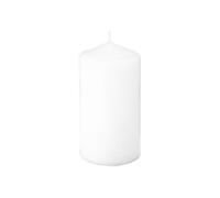 Atmosphera Créateur d'intérieur - Bougie Ronde Basic 14cm Blanc Blanc