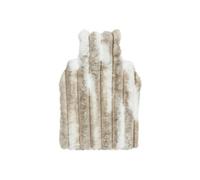Atmosphera Créateur d'intérieur - Bouillotte Imitation Fourrure "Bicolore" 2L Naturel G