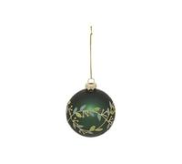 Créateur d'intérieur - Boule de Noël "Branche de Gui" 8cm Vert