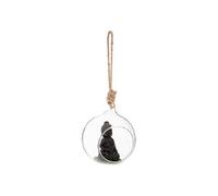Atmosphera Créateur d'intérieur - Boule en Verre Suspendue "Bouddha" 10cm Transparent Transparent G