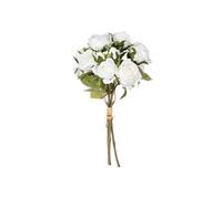 Créateur d'intérieur - Bouquet de Fleurs "14 Roses" 40cm Blanc