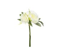 Atmosphera Créateur d'intérieur - Bouquet de Fleurs "4 Pivoines" 31cm Blanc Blanc G