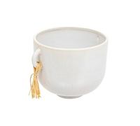 Créateur d'intérieur - Cache-Pot Déco en Céramique "Soleya" 18cm Blanc