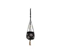 Atmosphera Créateur d'intérieur - Cache-Pot Suspendu "Tropique Australe" 55cm Noir Noir G