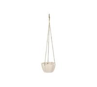 Cache-pot suspendu - ATMOSPHERA - Wild - Céramique blanc - D17xH10,5cm - Rond