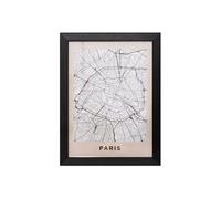Atmosphera Cadre déco « Paris » 18 x 24 cm Noir