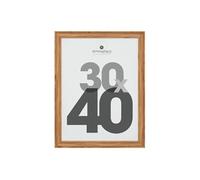 Atmosphera Cadre photo Maé en plastique marron – 30 x 40 cm
