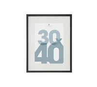 Paris Prix Cadre photo en verre «Manu» 30x40 cm Noir