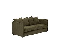 Créateur d'intérieur - Canapé Droit Odile 3 Places Polyester 200cm Vert Cèdre