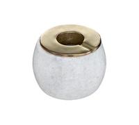 Atmosphera Créateur d'intérieur - Cendrier Rond en Marbre "Edi" 12cm Blanc Blanc G