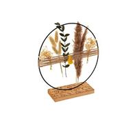 Déco à poser ""Lourmarin"" métal roseau noir H32cm - Atmosphera Créateur d'intérieur